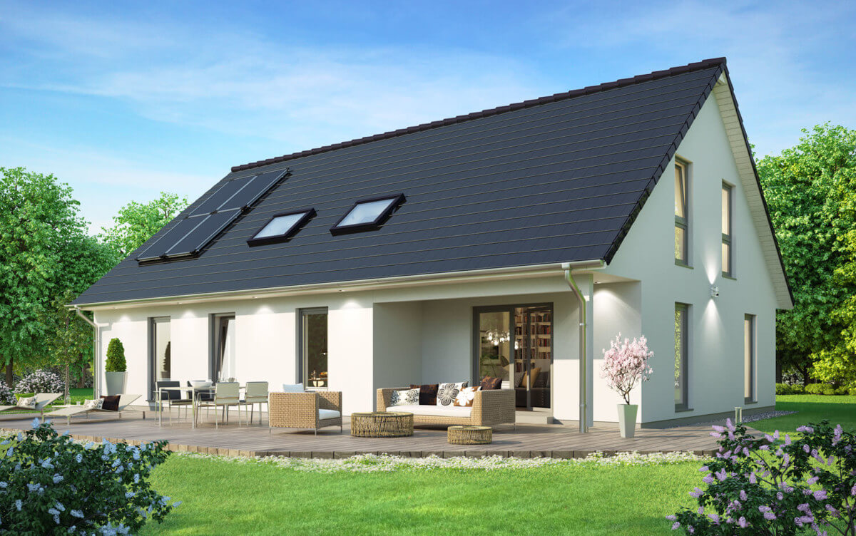 Двускатная крыша